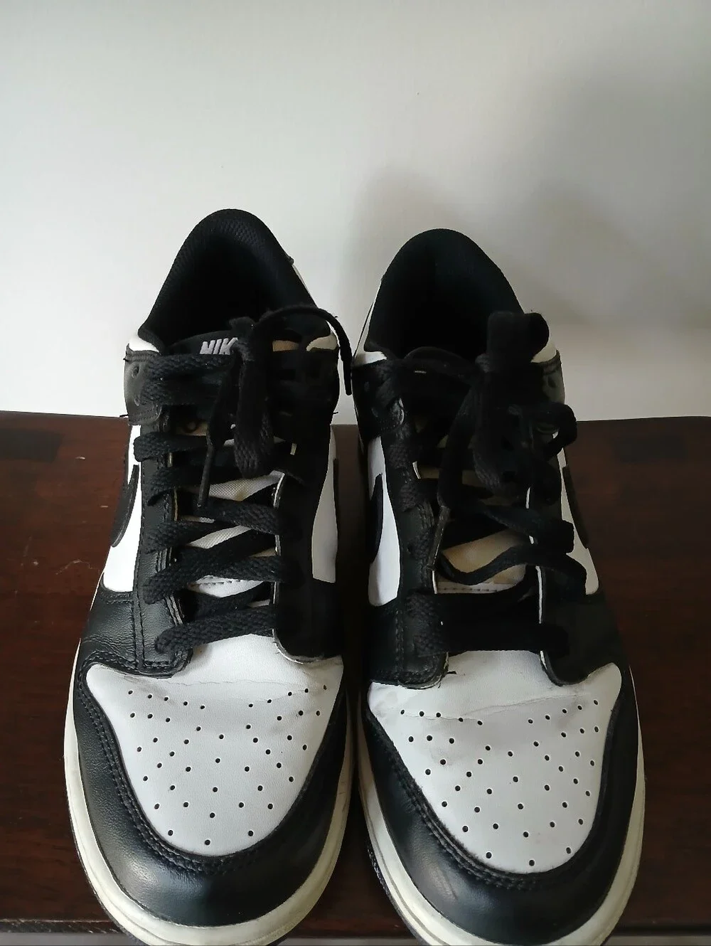 Nike Dunk Low Black White Panda CW1590-100 Youth Size 7Y